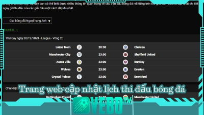 Vebotv: Sân chơi trực tuyến đích thực cho người hâm mộ bóng đá